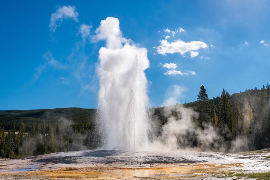 iconic geothermal geyser attraction