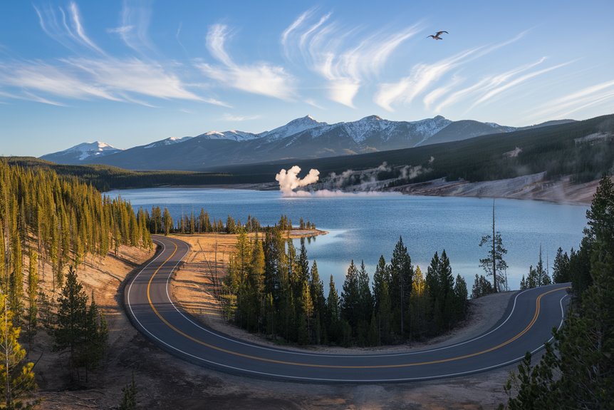 accessing yellowstone lake destination