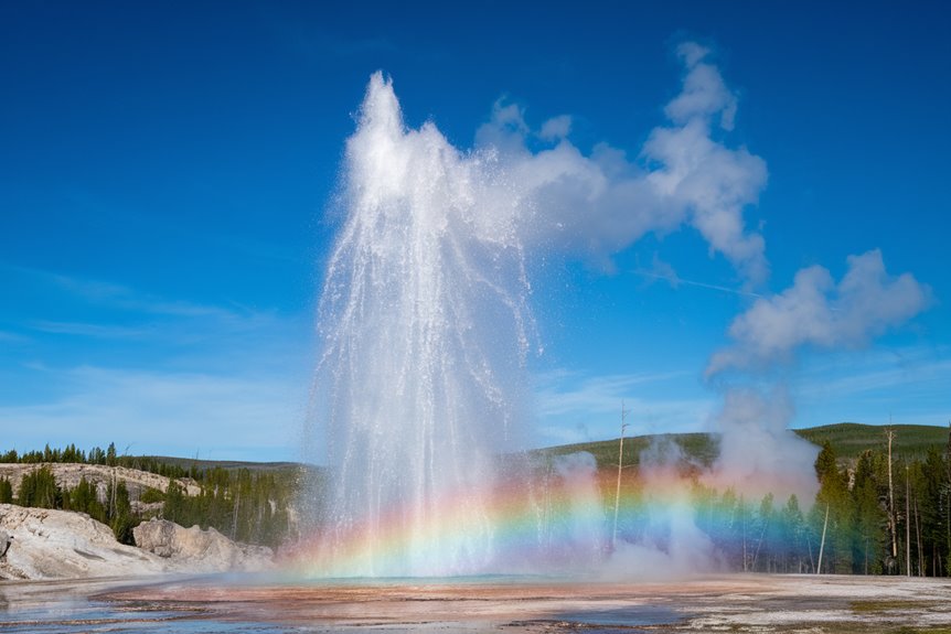 geyser s grand spectacular eruption