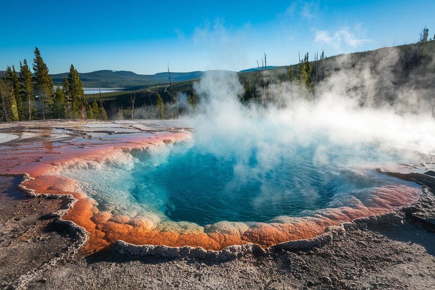 natural geothermal hot spring