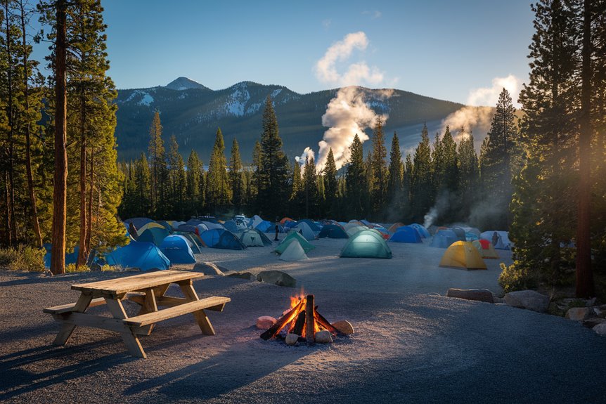 yellowstone camping options overview