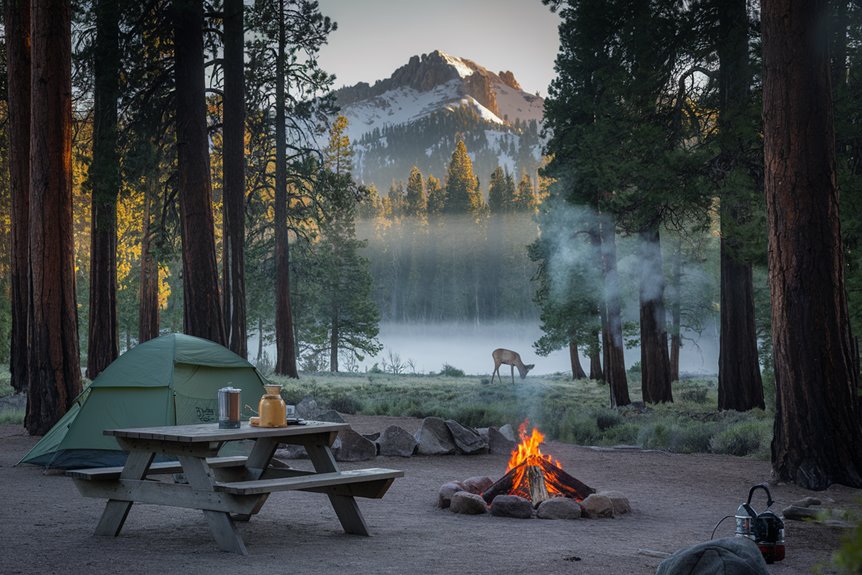 yellowstone northern camping spots