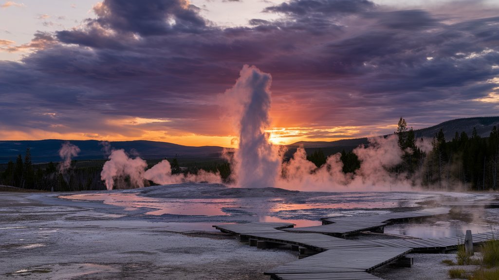 yellowstone sunset viewing guide